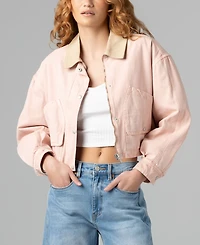 Blank Nyc Women's Cropped Barn Jacket