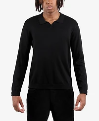 Xray Men's Long Sleeve Sweater Johnny Collar Polo