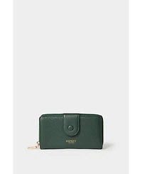 Osprey London The Core Medium Leather Popper Matinee Purse