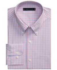 Tommy Hilfiger Men's Multi Plaid Long-Sleeve Dress Shirt