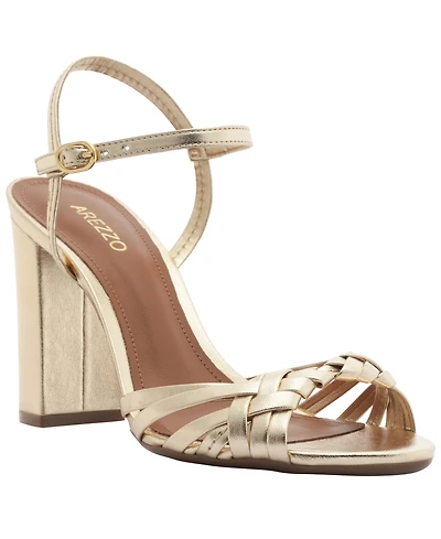 Arezzo Women's Nina High Block Heel Sandals