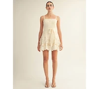 Arose Studio, Inc Women's Square Neck Mini Dress