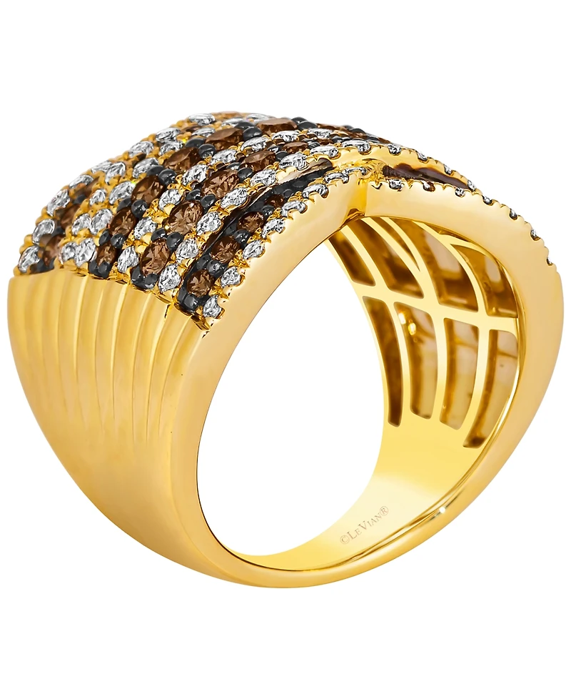 Le Vian Chocolate Diamond (1.14 ct. t.w.) & Nude Diamond (1.22 ct. t.w.) Ring in 14k Honey Gold