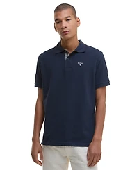 Barbour Men's Tartan Pique Polo Collar Shirt