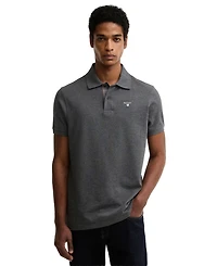 Barbour Men's Tartan Pique Polo Collar Shirt