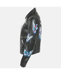 Pre-Owned Zadig & Voltaire Women's Black Leather Kawai Biker Jacket