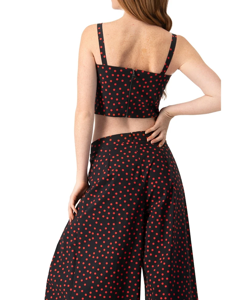 Ivonne Women's Polka Dot Bustier