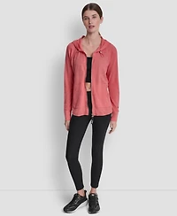Dkny Women's Sport Zip-Front Hoodie Jacket