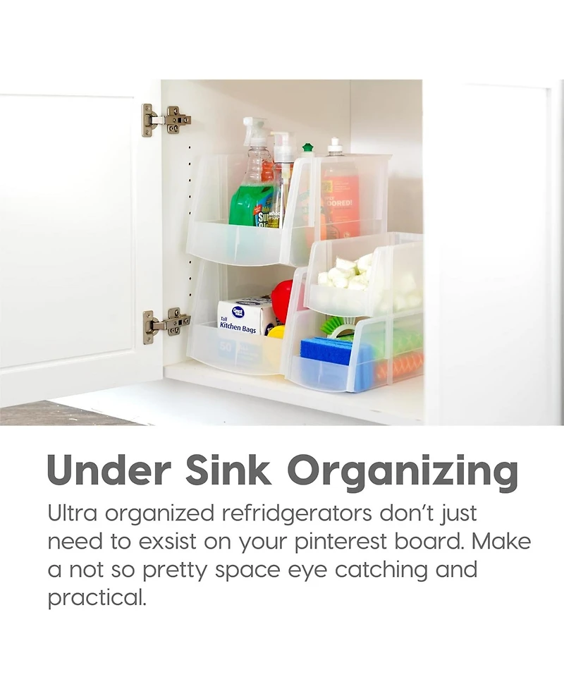 Iris Large Bin, 8 Pack