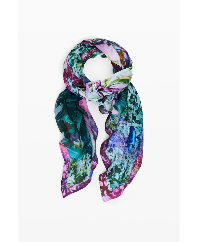 Desigual Women's Rectangular Garden scarf