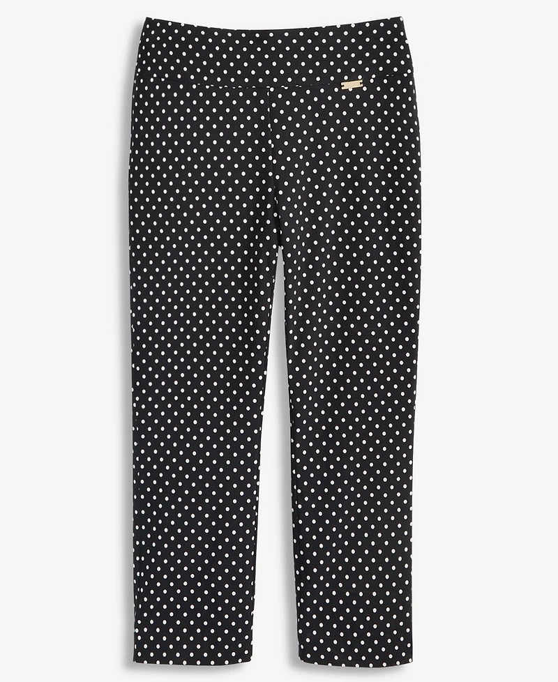 I.n.c. International Concepts Petite Printed Mid-Rise Pull-On Bengaline Capri Pants, Created for Macy's