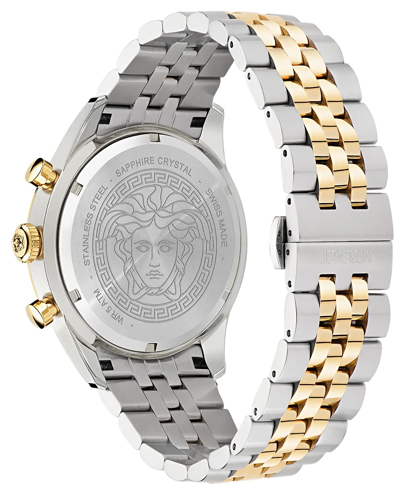 Versace Men's Chrono Master Two-Tone Stainless Steel Bracelet Watch