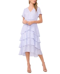 Vince Camuto Women's Four Teir Pull-On Layered Dress