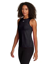 Reebok Women's Marled Crewneck Performance Tank Top