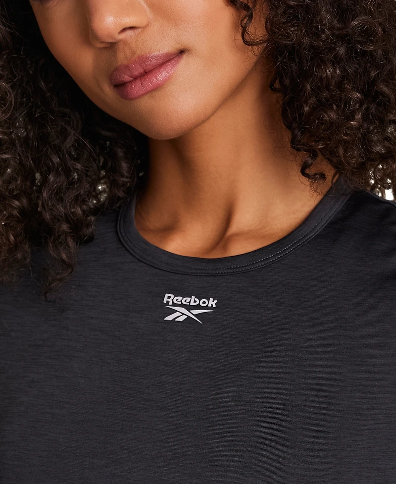 Reebok Women's Marled Crewneck Performance T-Shirt