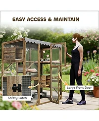 Zeus & Ruta Cat Enclosure Outdoor Cat Enclosure with Multi-Level