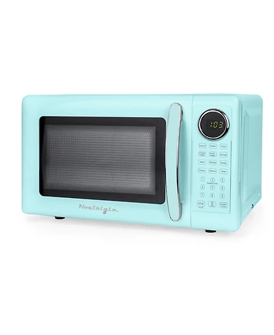 Nostalgia Retro 0.7 Cubic Foot 700-Watt Microwave Oven