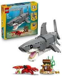 Lego Creator Fierce Shark with a Treasure Chest Building Toy 31381, 379 Pieces