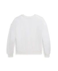 Polo Ralph Lauren Girls' 7-16 Logo Terry Crewneck Sweatshirt