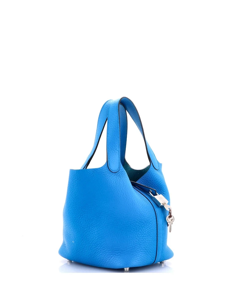 Pre-Owned HERMES Pm Picotin Lock Bag Clemence