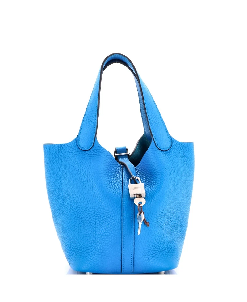 Pre-Owned HERMES Pm Picotin Lock Bag Clemence