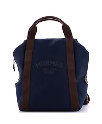 Pre-Owned HERMES Sac De Pansage Groom Backpack Canvas