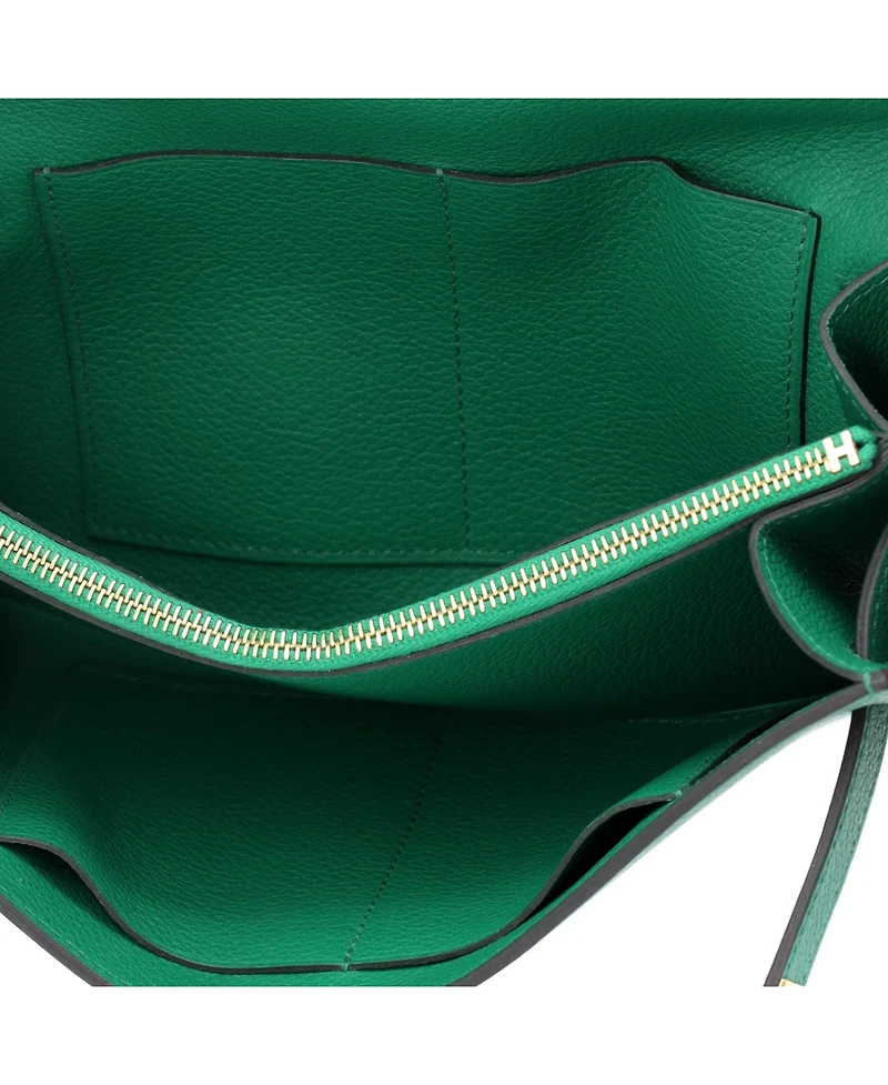 Pre-Owned Hermes Kelly To Go Wallet Evercolor