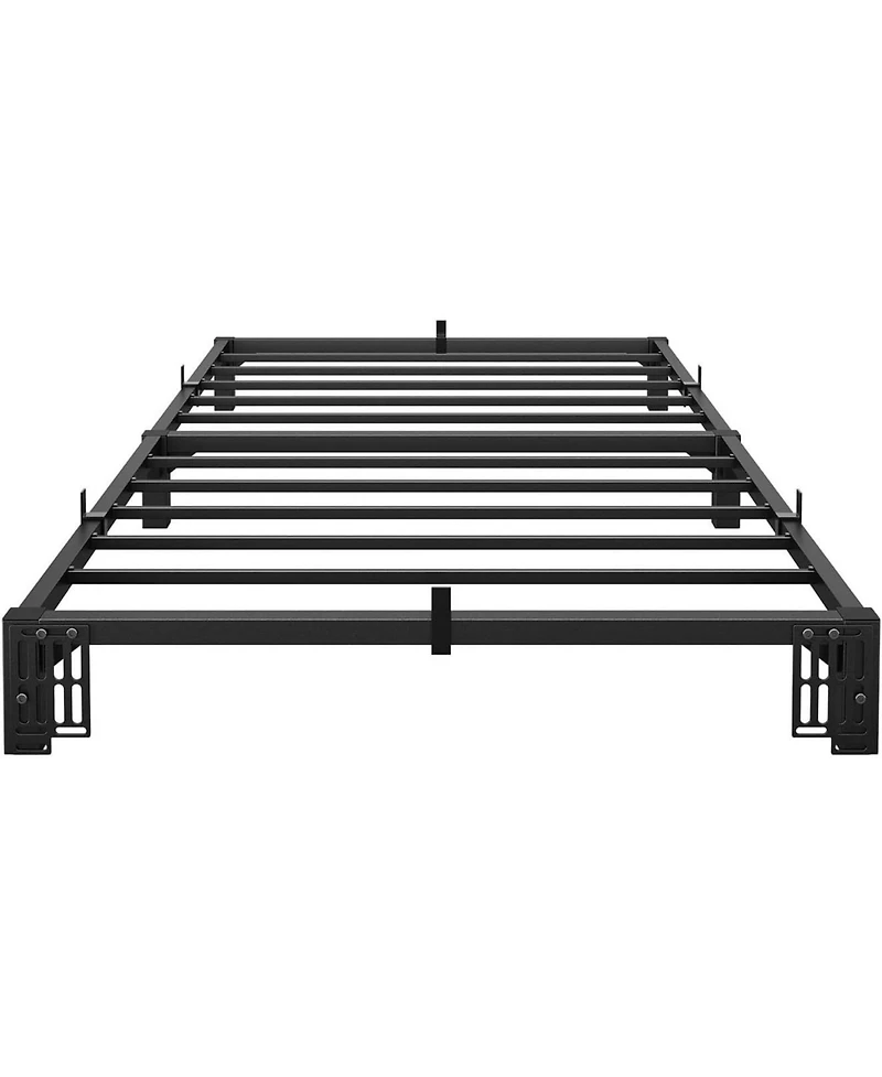 gaomon Heavy-Duty Black Metal Bed Frame - Ultra-Strong Load-Bearing Platform Bed, No Need for Additional Box, Comes with Elevated Storage Space
