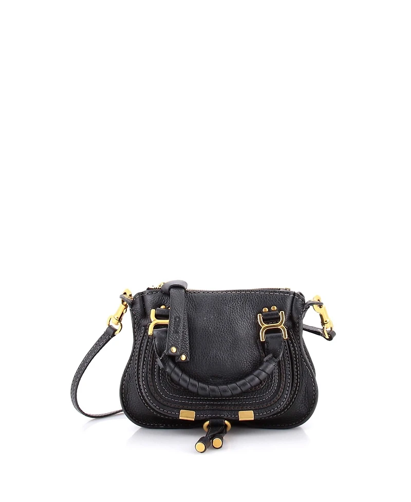 Pre-Owned Chloe Baby Marcie Satchel Leather