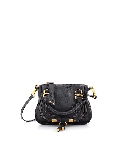 Pre-Owned Chloe Baby Marcie Satchel Leather