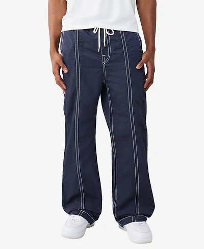 True Religion Men's Vinny Ultra Baggy Big T Flap Pants