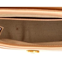 Pre-Owned Chloe Small Aby Lock Bag Embossed Leather