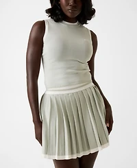 Guess Juniors' Gabry Crewneck Sleeveless Top Sweater