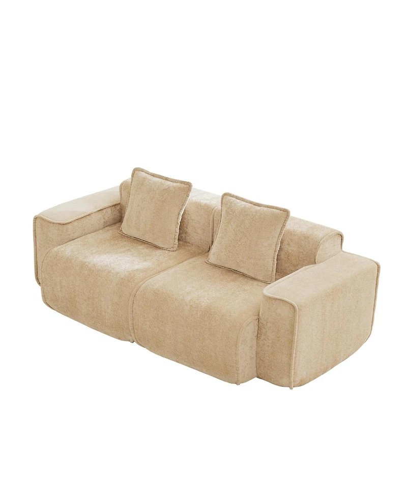 Streamdale Furniture Premium Velvet Modular Sectional Sofa