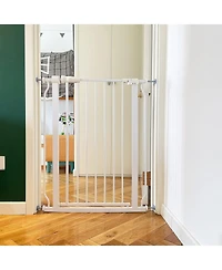 BalanceFrom Fitness Balance From Fitness Walk Thru Safety Gate, Fits 29.1-33.8" Openings, 36” Tall, White