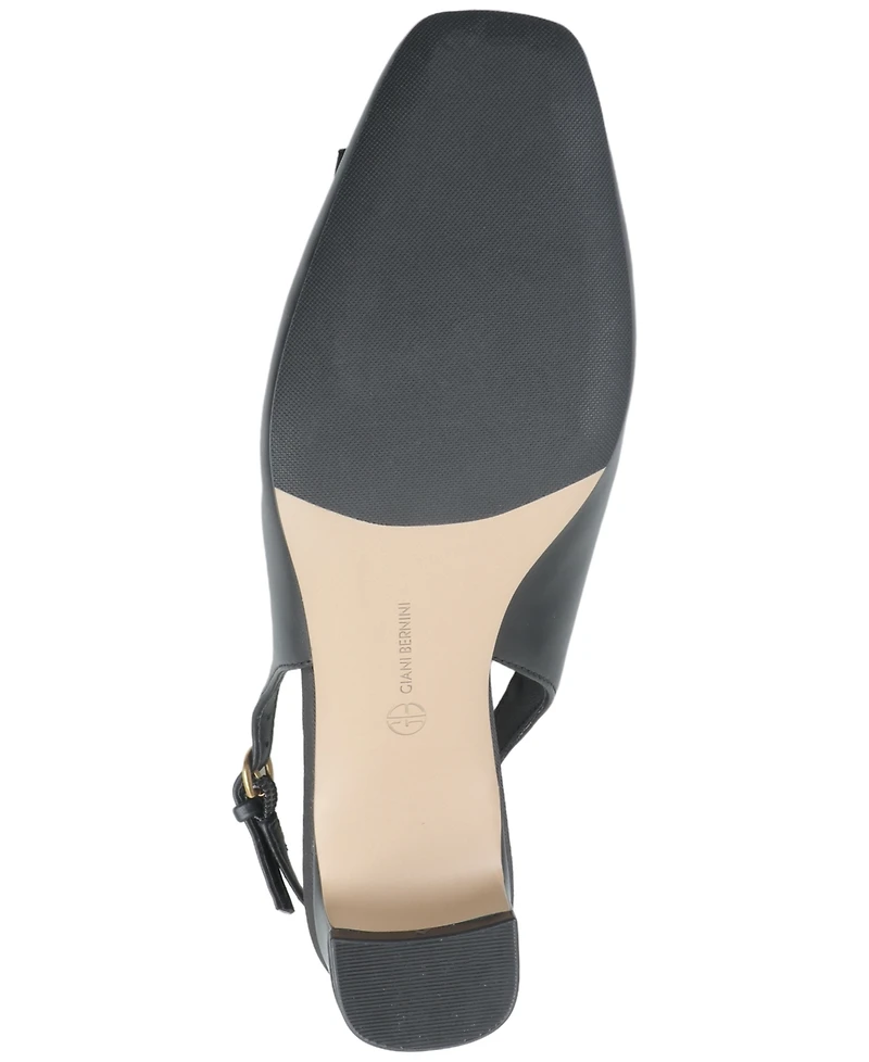 Giani Bernini Women's Battah Slingback Square Toe Pumps, Macy's Exclusive