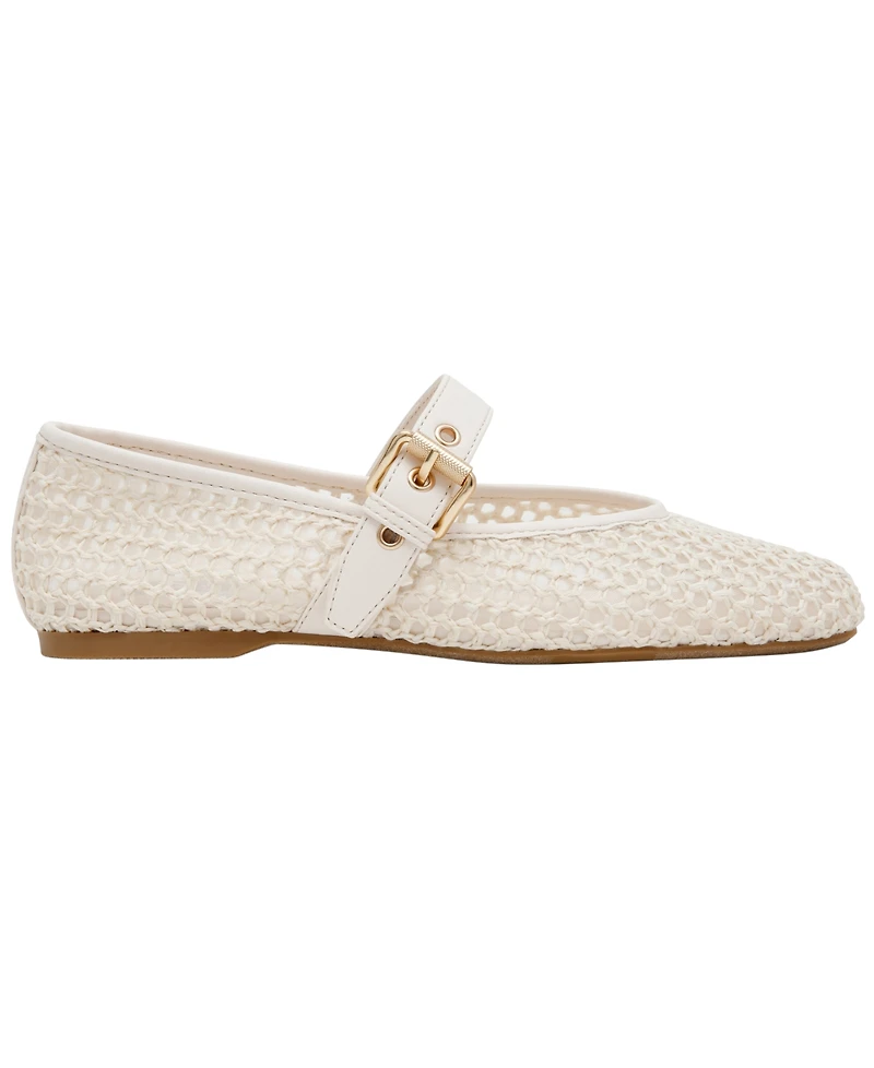 Dv Dolce Vita Women's Mulaney Mesh Buckle Mary Jane Flats