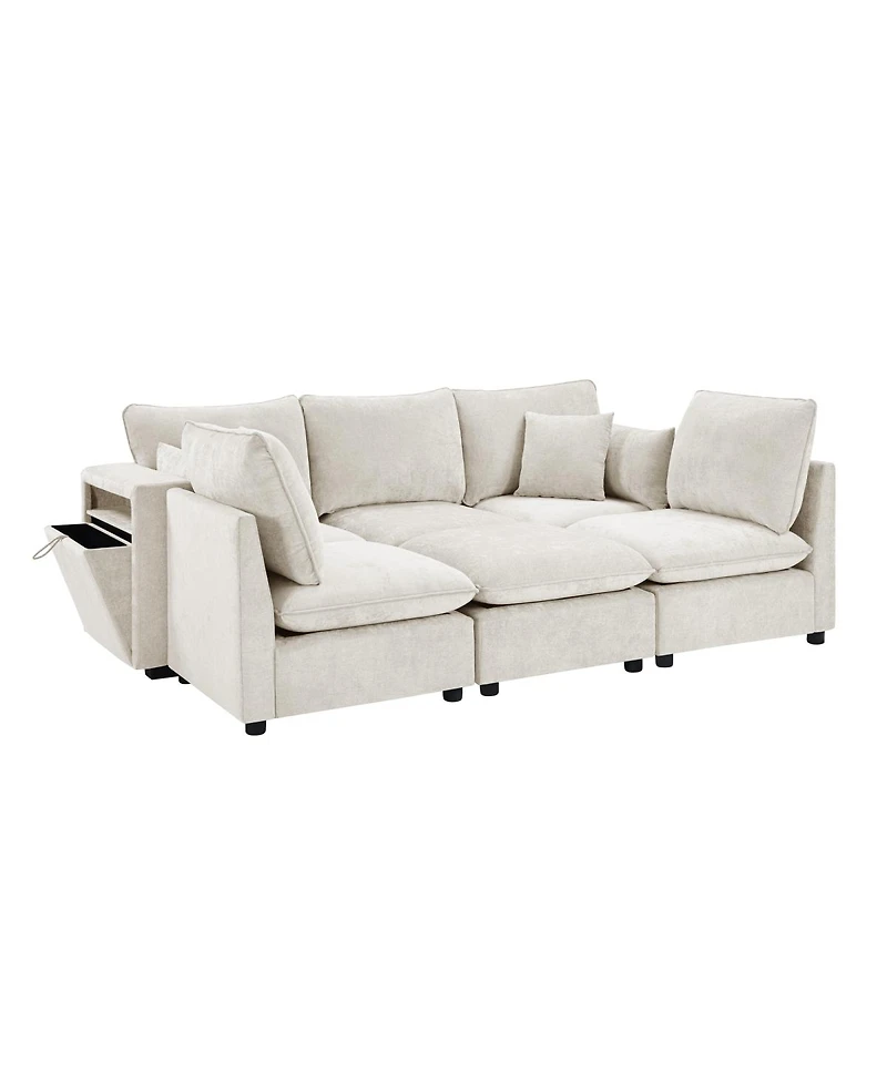 Streamdale Furniture Modern U-shaped with Ottoman