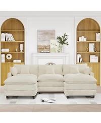 Streamdale Furniture Streamdale Seven-piece sofa set with console