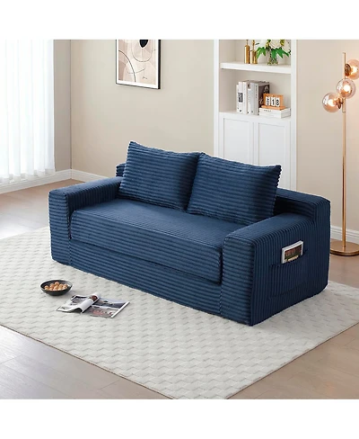 Streamdale Furniture Memory Foam Cloud Loveseat Sofa