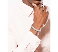 Lacoste Men's Stencil Gold-Tone Stainless Steel Bracelet