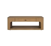 Nordic 52" Wood Rectangular Coffee Table