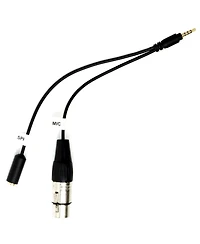Movo TCB2 Xlr (Female) Microphone to Trrs (Male) Smartphone Adapter with Headphone Jack for iPhone & Android