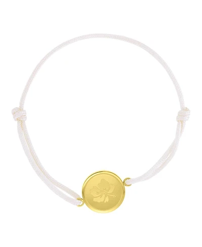 Roxy Waterproof Yellow Hibiscus Adjustable Bracelet