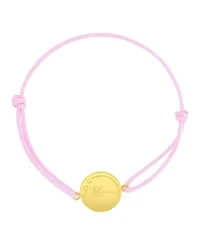 Roxy Waterproof Yellow Rd Heart Palm Tree Pattern Charm Adjustable Bracelet