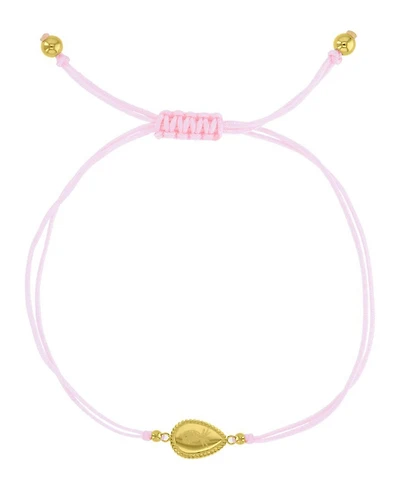 Roxy Waterproof Yellow Pineapple Teardrop Charm Adjustable Bracelet