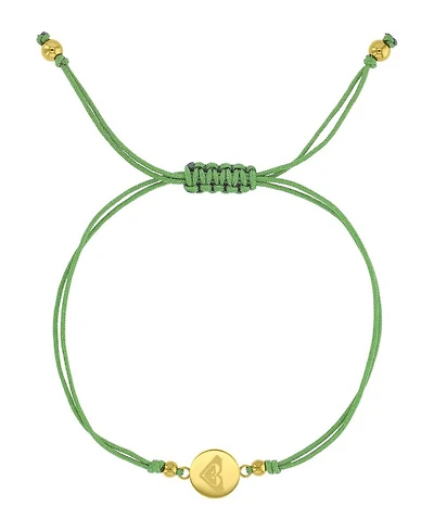 Roxy Waterproof Yellow Rd Triangluar Heart Charm Adjustable Bracelet