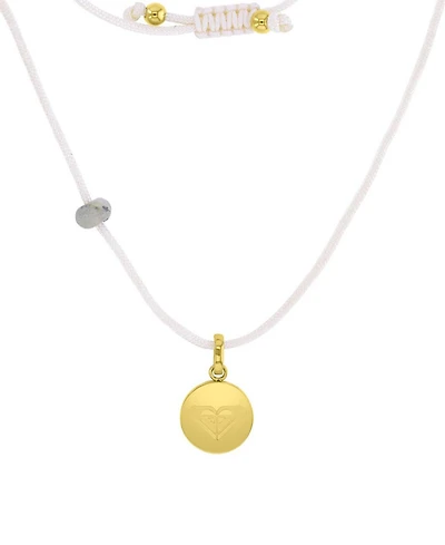 Roxy Waterproof Yellow Beads Labradorite Adjustable Necklace