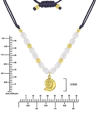 Roxy Waterproof Yellow Beads Pearl Adjustable Necklace