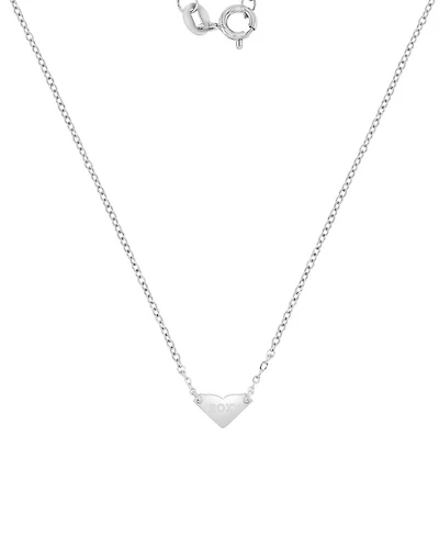 Roxy Waterproof Yellow Heart 16+1+1'' Necklace
